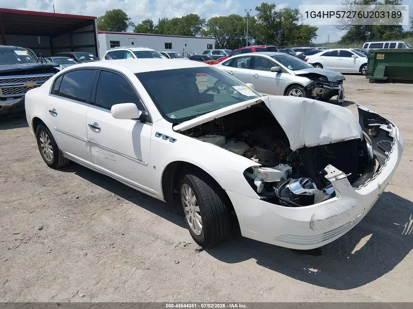 2006 Buick Lucerne Cx VIN: 1G4HP57276U203189 Lot: 45544351