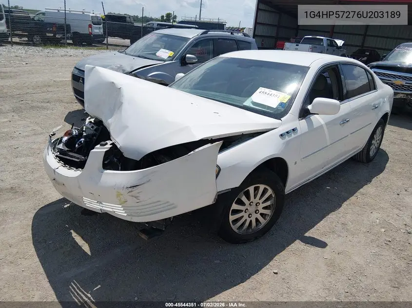 2006 Buick Lucerne Cx VIN: 1G4HP57276U203189 Lot: 45544351