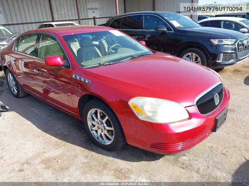 2006 Buick Lucerne Cxl VIN: 1G4HR57Y76U170094 Lot: 45548308