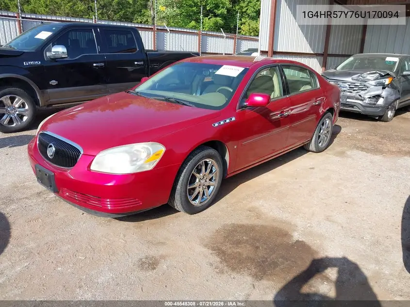 2006 Buick Lucerne Cxl VIN: 1G4HR57Y76U170094 Lot: 45548308