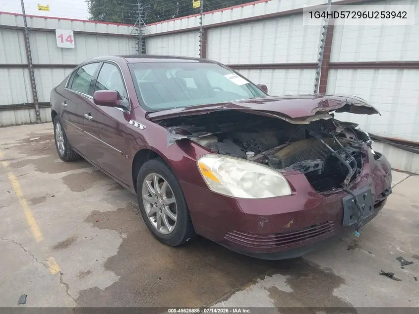 2006 Buick Lucerne Cxl VIN: 1G4HD57296U253942 Lot: 45625885