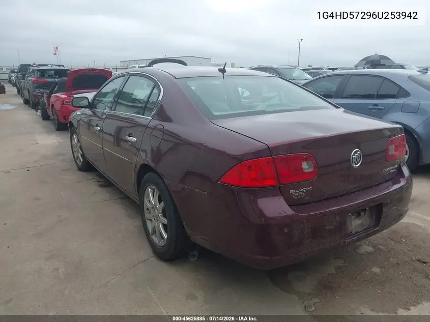 2006 Buick Lucerne Cxl VIN: 1G4HD57296U253942 Lot: 45625885
