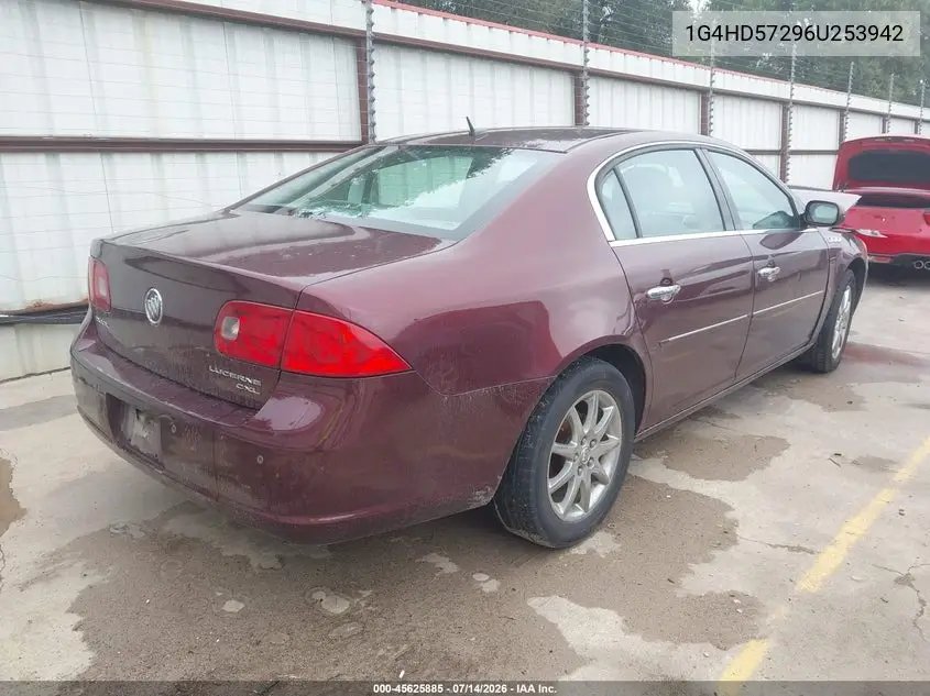 2006 Buick Lucerne Cxl VIN: 1G4HD57296U253942 Lot: 45625885