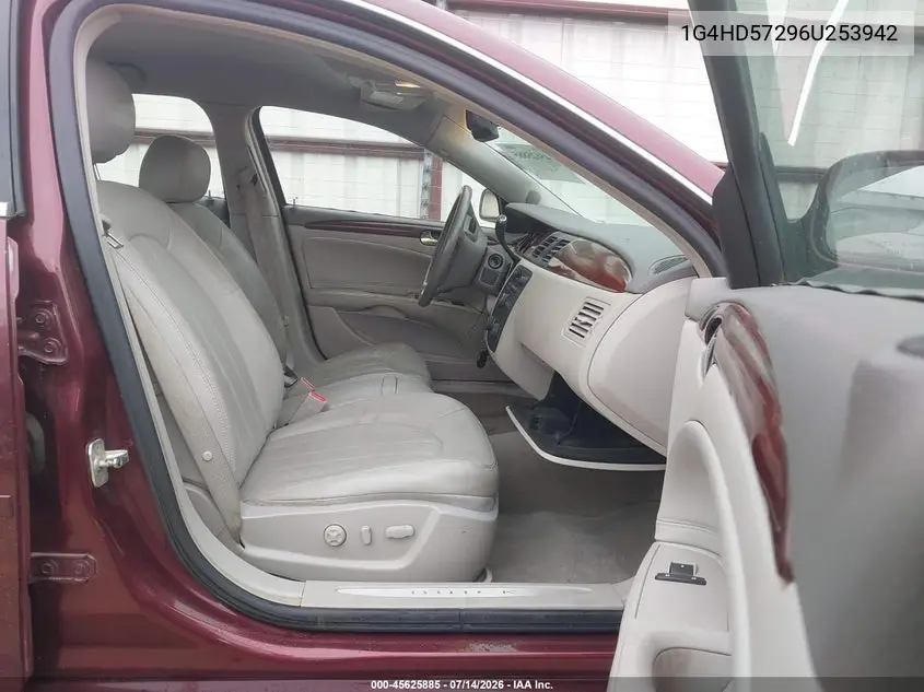 2006 Buick Lucerne Cxl VIN: 1G4HD57296U253942 Lot: 45625885