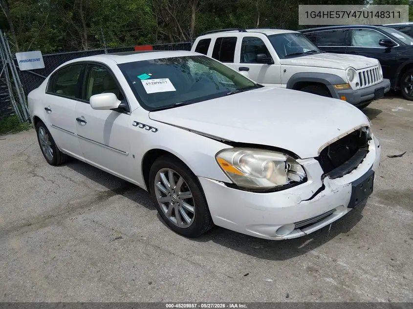 2007 Buick Lucerne Cxs VIN: 1G4HE57Y47U148311 Lot: 45209857