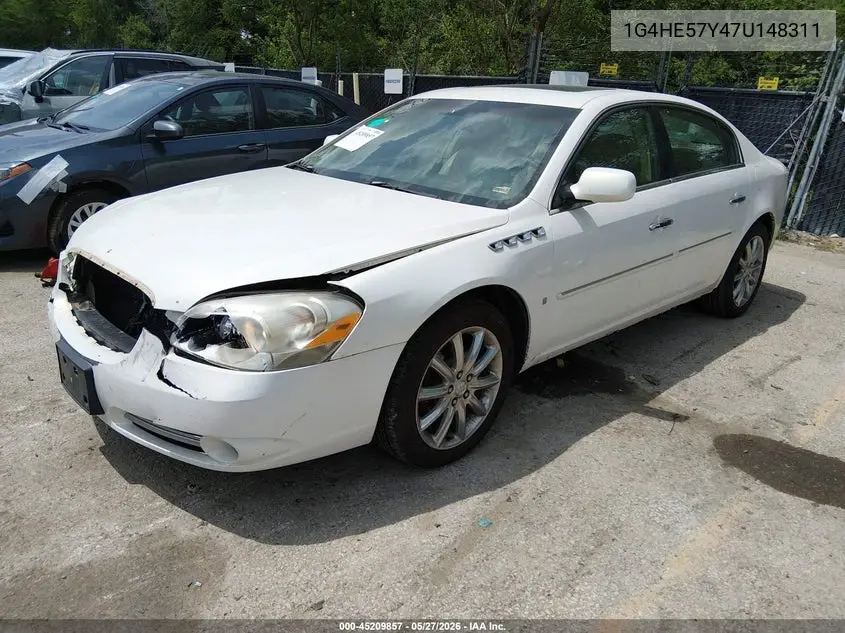 2007 Buick Lucerne Cxs VIN: 1G4HE57Y47U148311 Lot: 45209857