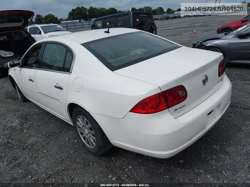 2007 Buick Lucerne Cx VIN: 1G4HP57297U104620 Lot: 45214715