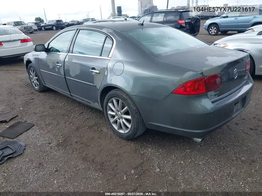 2007 Buick Lucerne Cxs VIN: 1G4HE57YX7U221617 Lot: 45216207