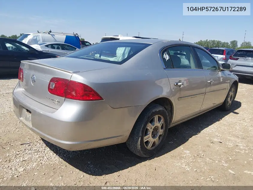 2007 Buick Lucerne Cx VIN: 1G4HP57267U172289 Lot: 45226666