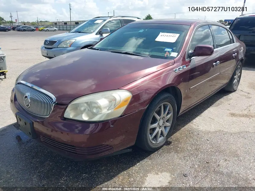 2007 Buick Lucerne Cxl VIN: 1G4HD57277U103281 Lot: 45243545