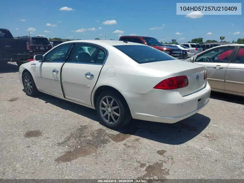 2007 Buick Lucerne Cxl VIN: 1G4HD57257U210409 Lot: 45243619