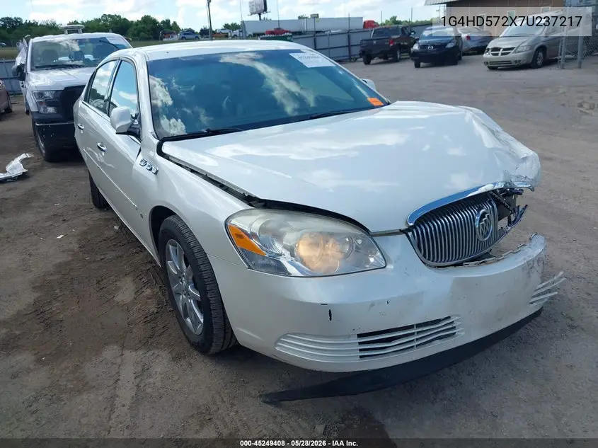 2007 Buick Lucerne Cxl VIN: 1G4HD572X7U237217 Lot: 45249408