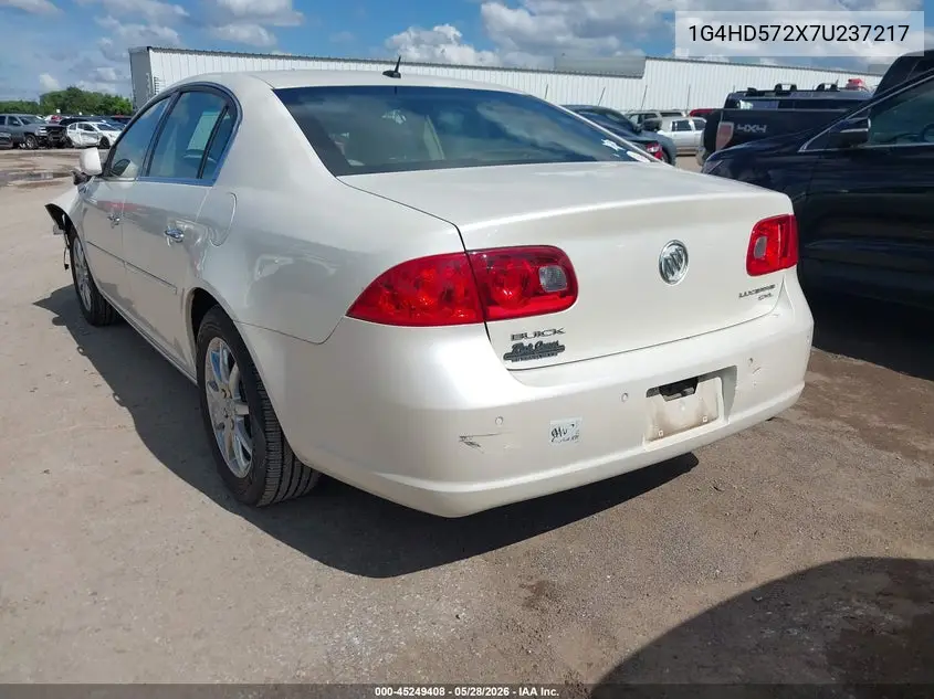 2007 Buick Lucerne Cxl VIN: 1G4HD572X7U237217 Lot: 45249408