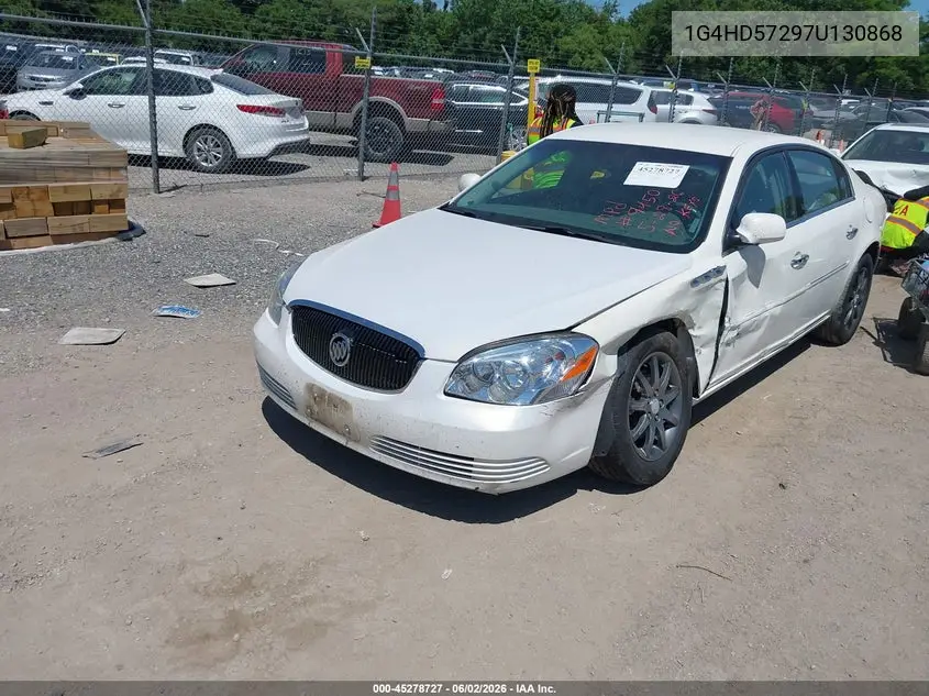 2007 Buick Lucerne Cxl VIN: 1G4HD57297U130868 Lot: 45278727