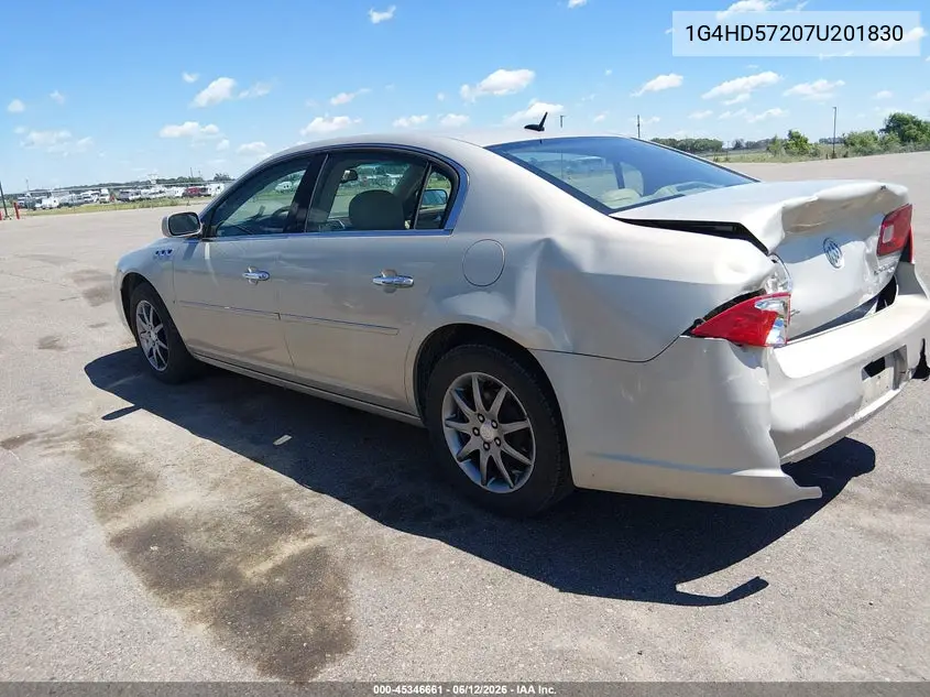 2007 Buick Lucerne Cxl VIN: 1G4HD57207U201830 Lot: 45346661