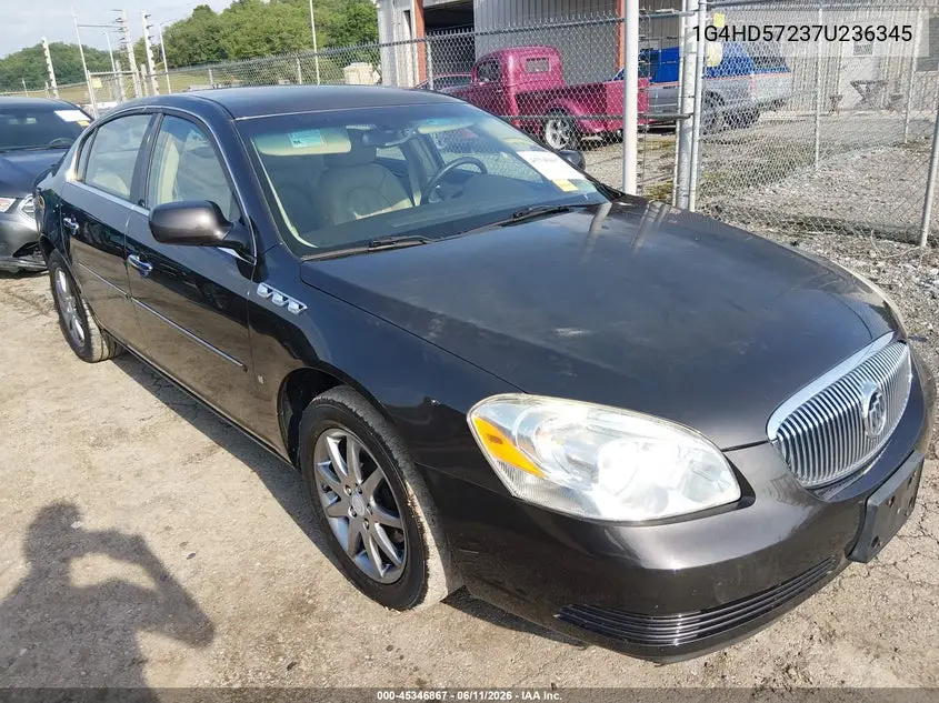 2007 Buick Lucerne Cxl VIN: 1G4HD57237U236345 Lot: 45346867