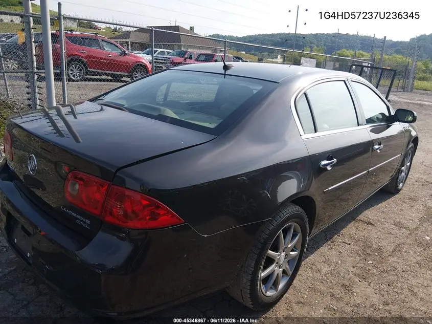 2007 Buick Lucerne Cxl VIN: 1G4HD57237U236345 Lot: 45346867