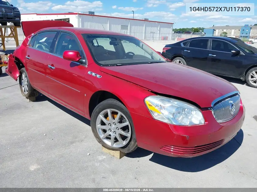 2007 Buick Lucerne Cxl VIN: 1G4HD572X7U117370 Lot: 45385039