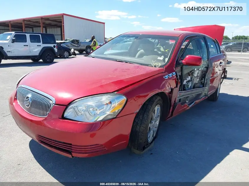 2007 Buick Lucerne Cxl VIN: 1G4HD572X7U117370 Lot: 45385039
