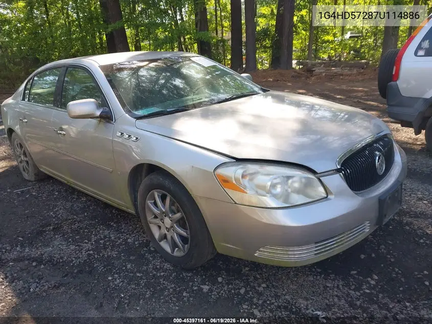 2007 Buick Lucerne Cxl VIN: 1G4HD57287U114886 Lot: 45397161