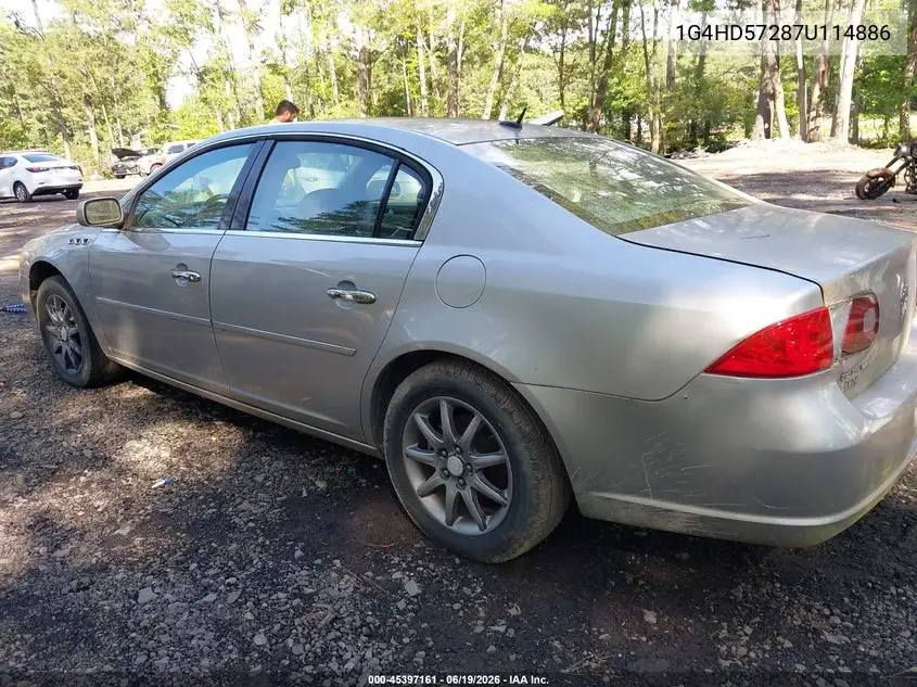 2007 Buick Lucerne Cxl VIN: 1G4HD57287U114886 Lot: 45397161