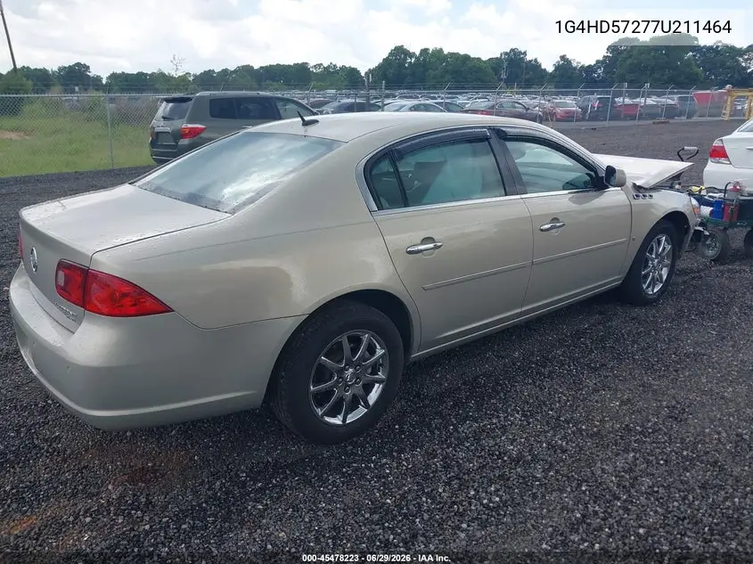 2007 Buick Lucerne Cxl VIN: 1G4HD57277U211464 Lot: 45478223