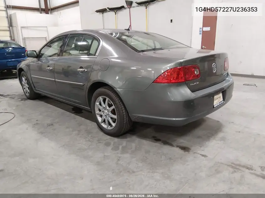 2007 Buick Lucerne Cxl VIN: 1G4HD57227U236353 Lot: 45485975