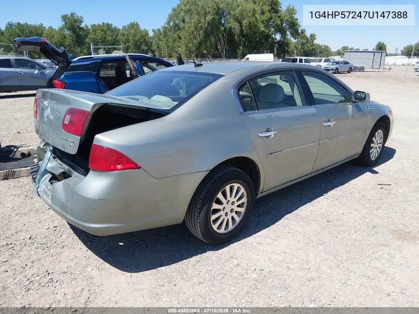 2007 Buick Lucerne Cx VIN: 1G4HP57247U147388 Lot: 45493566