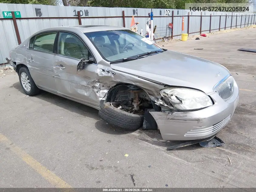 2007 Buick Lucerne Cx VIN: 1G4HP57247U205824 Lot: 45496241