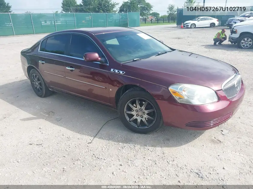 2007 Buick Lucerne Cxl VIN: 1G4HD57267U102719 Lot: 45508289
