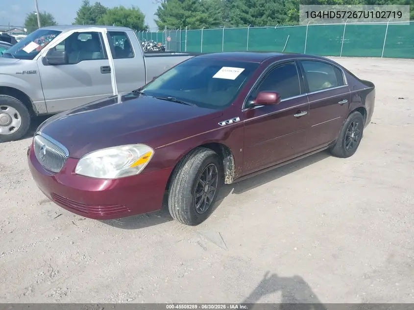 2007 Buick Lucerne Cxl VIN: 1G4HD57267U102719 Lot: 45508289