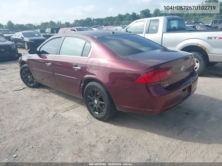 2007 Buick Lucerne Cxl VIN: 1G4HD57267U102719 Lot: 45508289