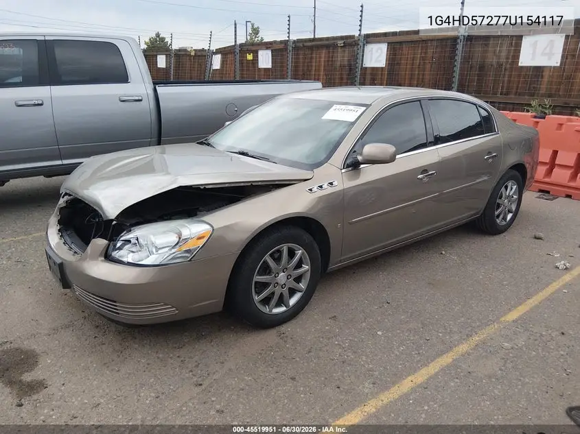 2007 Buick Lucerne Cxl VIN: 1G4HD57277U154117 Lot: 45519951