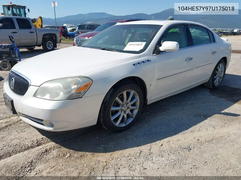 2007 Buick Lucerne Cxs VIN: 1G4HE57Y97U175018 Lot: 45523815