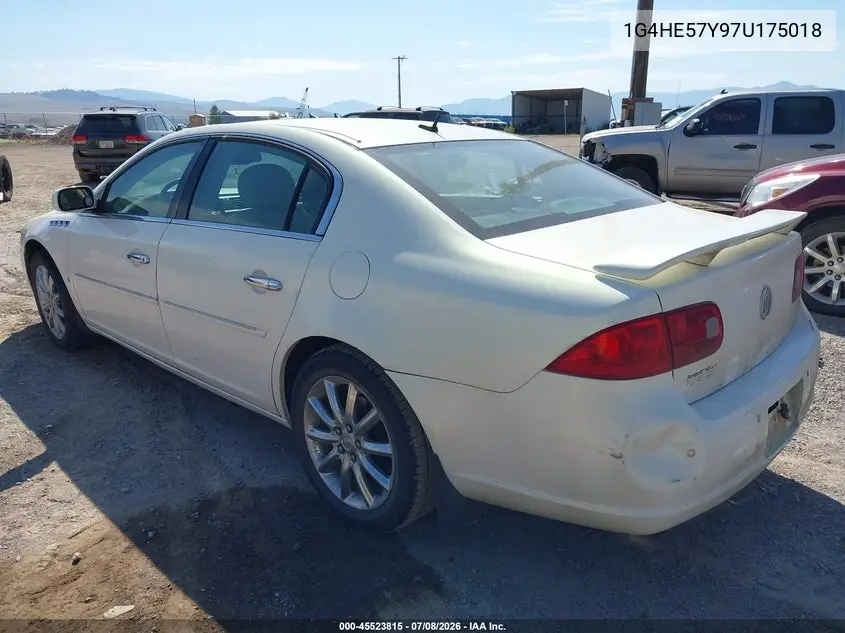 2007 Buick Lucerne Cxs VIN: 1G4HE57Y97U175018 Lot: 45523815