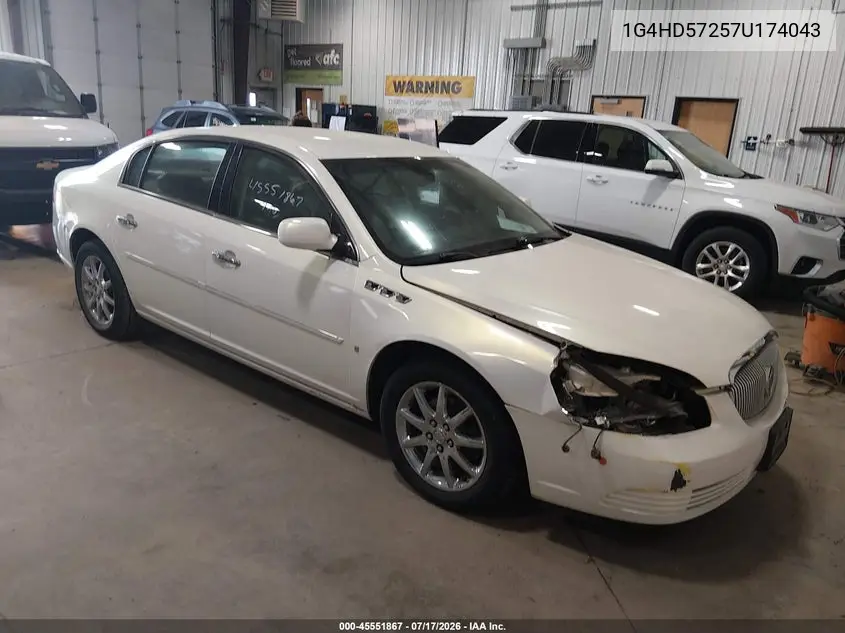 2007 Buick Lucerne Cxl VIN: 1G4HD57257U174043 Lot: 45551867