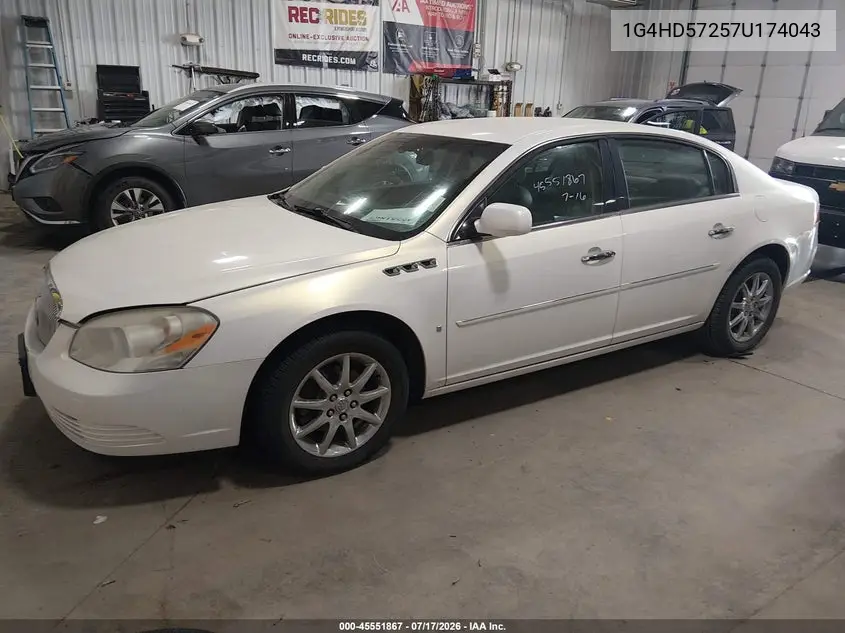 2007 Buick Lucerne Cxl VIN: 1G4HD57257U174043 Lot: 45551867
