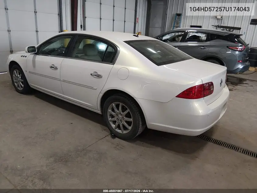 2007 Buick Lucerne Cxl VIN: 1G4HD57257U174043 Lot: 45551867
