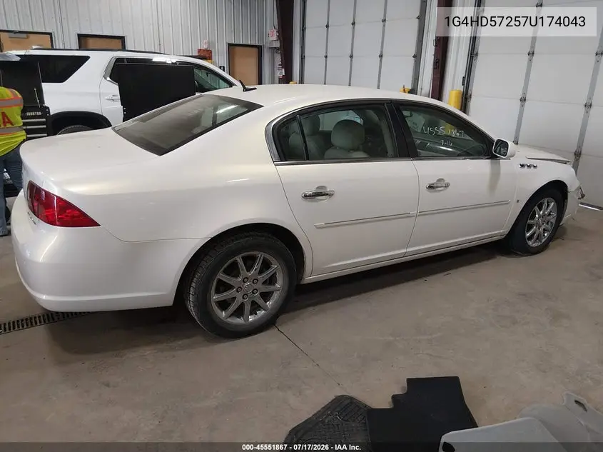 2007 Buick Lucerne Cxl VIN: 1G4HD57257U174043 Lot: 45551867