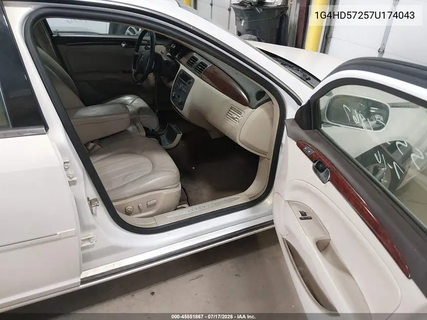 2007 Buick Lucerne Cxl VIN: 1G4HD57257U174043 Lot: 45551867