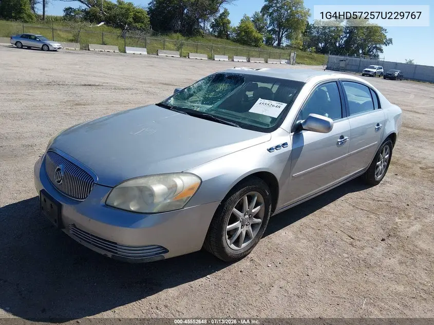 2007 Buick Lucerne Cxl VIN: 1G4HD57257U229767 Lot: 45552648