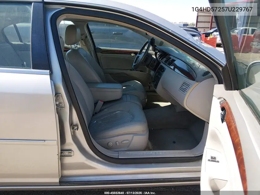 2007 Buick Lucerne Cxl VIN: 1G4HD57257U229767 Lot: 45552648