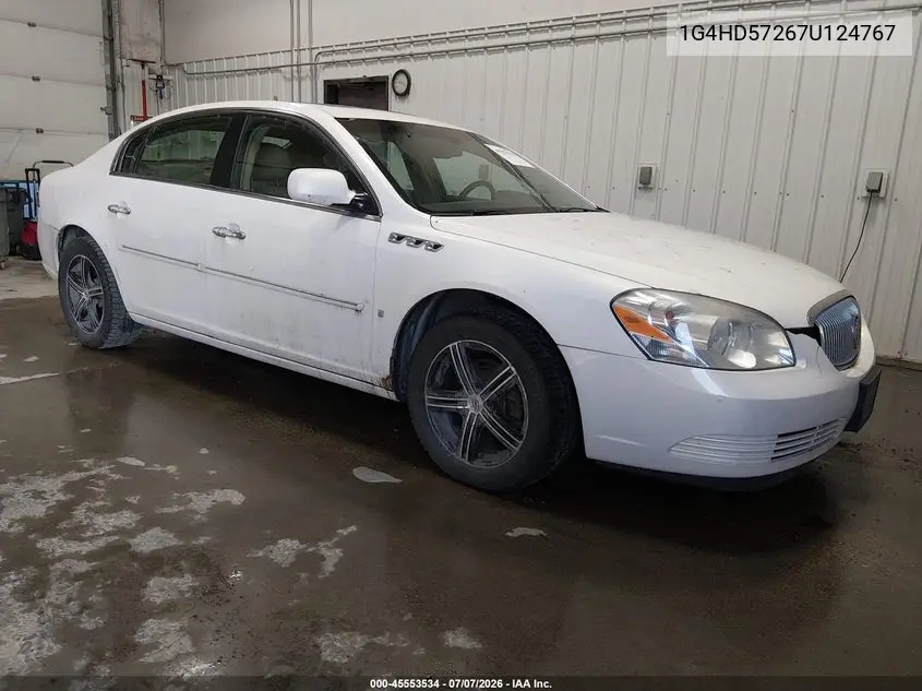 2007 Buick Lucerne Cxl VIN: 1G4HD57267U124767 Lot: 45553534