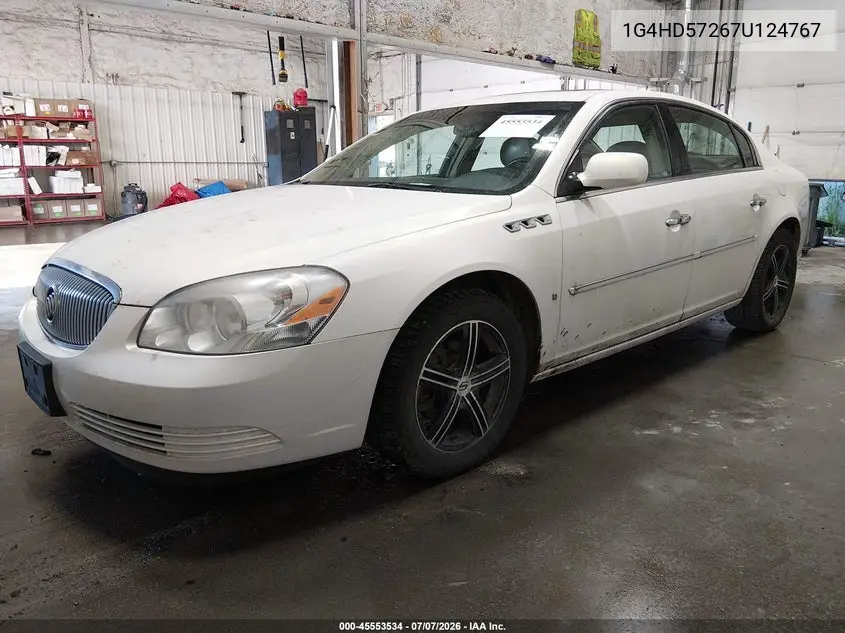 2007 Buick Lucerne Cxl VIN: 1G4HD57267U124767 Lot: 45553534