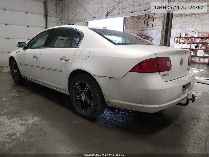 2007 Buick Lucerne Cxl VIN: 1G4HD57267U124767 Lot: 45553534