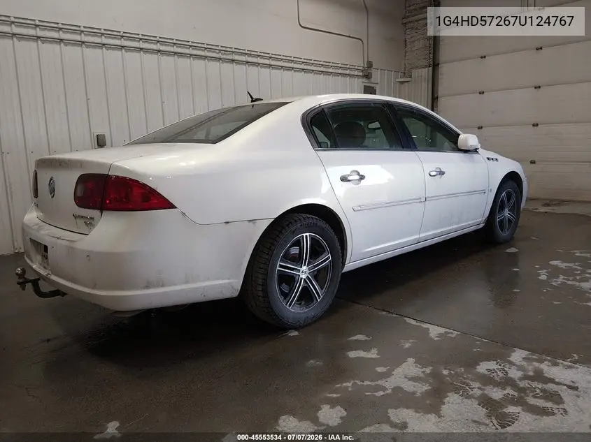 2007 Buick Lucerne Cxl VIN: 1G4HD57267U124767 Lot: 45553534