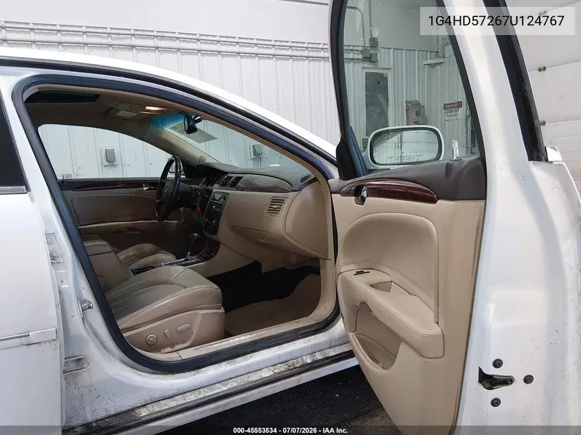 2007 Buick Lucerne Cxl VIN: 1G4HD57267U124767 Lot: 45553534