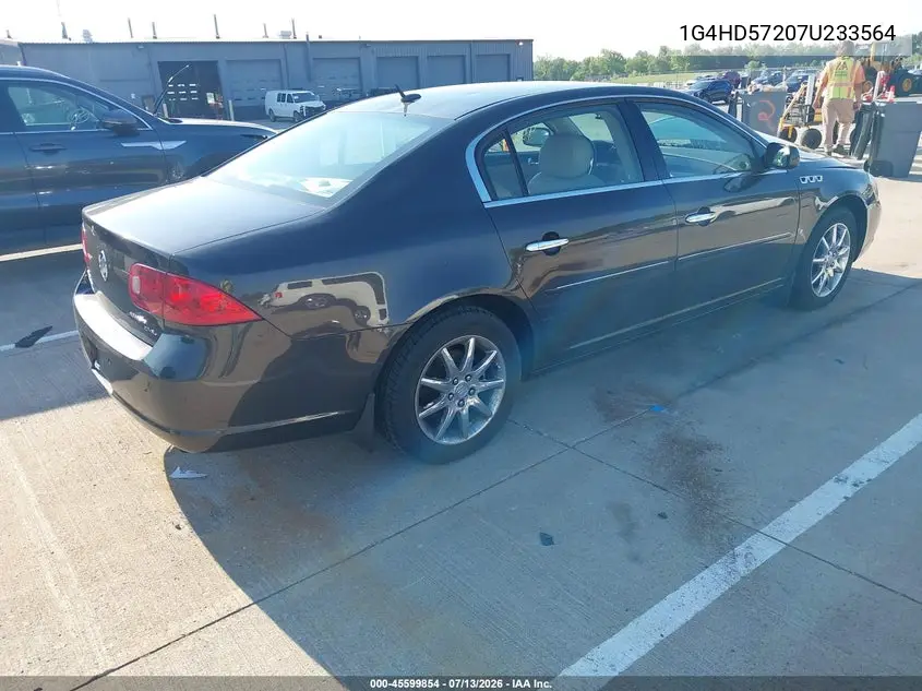 2007 Buick Lucerne Cxl VIN: 1G4HD57207U233564 Lot: 45599854