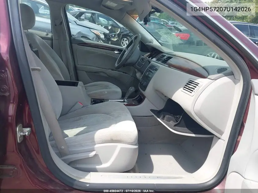 2007 Buick Lucerne Cx VIN: 1G4HP57207U142026 Lot: 45604472