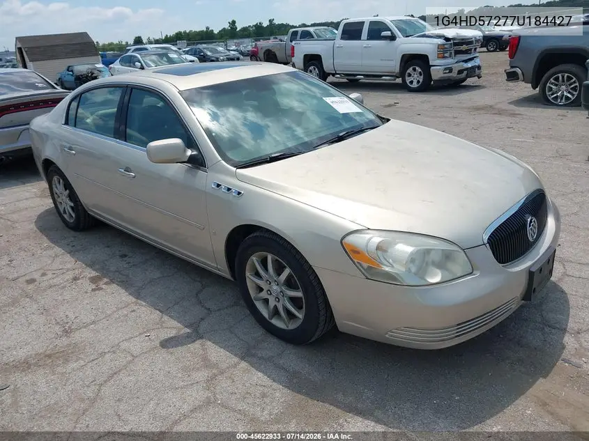 2007 Buick Lucerne Cxl VIN: 1G4HD57277U184427 Lot: 45622933